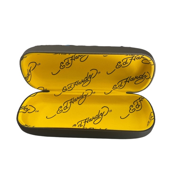 New Authentic Ed Hardy Eyeglass Case - Never Used - Picture 4 of 8